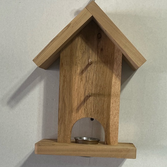 🎉HP🎉Cedar Oriole Feeder, Handmade with hook and metal jelly holder. - Picture 5 of 16